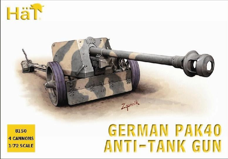 Hat Industries 8150 1/72 German PaK 40 Anti-Tank Gun (4)