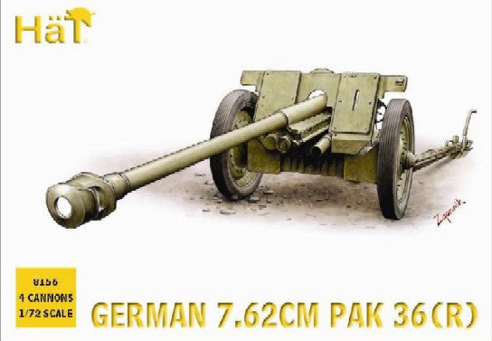 Hat Industries 8156 1/72 German 7.62cm PaK 36(R) Gun (4)