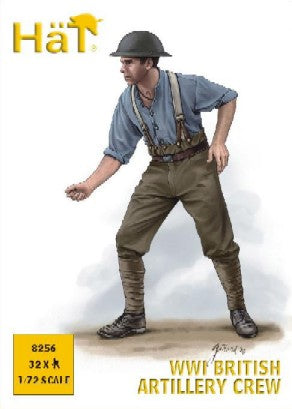 Hat Industries 8256 1/72 WWI British Artillery Crew (32)