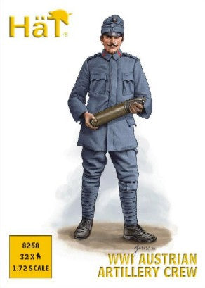 Hat Industries 8258 1/72 WWI Austrian Artillery Crew (32)