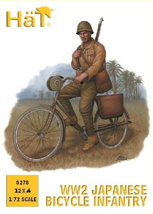 Hat Industries 8278 1/72 WWII Japanese Bicycle Infantry (12)