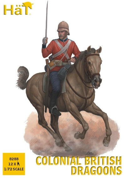 Hat Industries 8288 1/72 Colonial British Dragoons (12 Mtd)