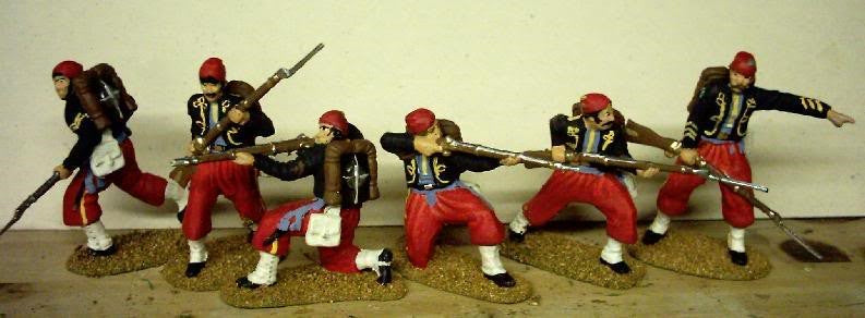 Hat Industries 9101 1/32 American Civil War Union Zouave Set #2 (18)