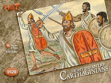Hat Industries 9120 1/32 Carthaginian Light African Infantry (16)