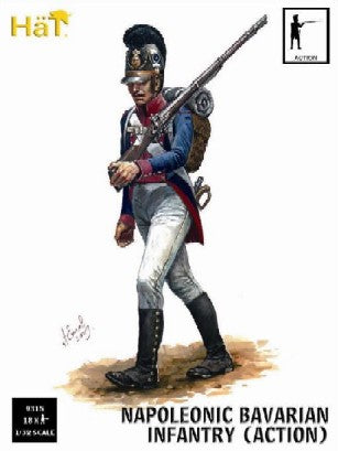 Hat Industries 9315 1/32 Napoleonic Infantry Bavarian Infantry Action (18)