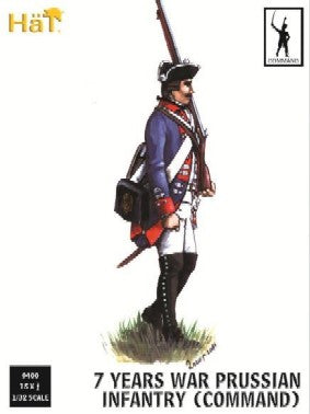 Hat Industries 9400 1/32 7 Years War Prussian Infantry Command (15) 