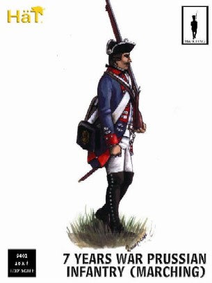 Hat Industries 9401 1/32 7 Years War Prussian Infantry Marching (18)