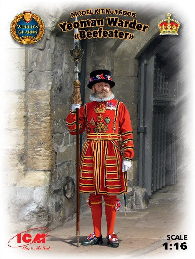 ICM Models 16006 1/16 Yeoman Warder (Beefeater) Guard