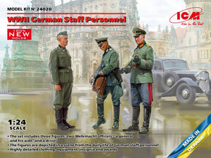 ICM Models 24020 1/24 WWII German Staff Personnel (3)