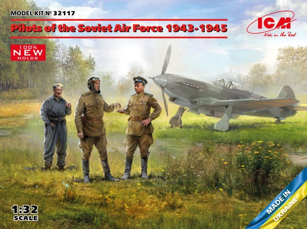 ICM Models 32117 1/32 Pilots of the Soviet Air Force 1943-1945 (3)