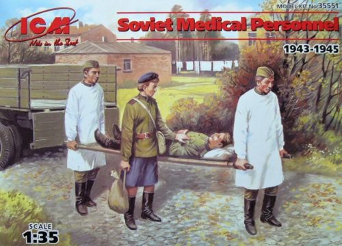 ICM Models 35551 1/35 Soviet Medical Personnel 1943-1945 (4)