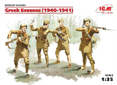 ICM Models 35562 1/35 Greek Evzones 1940-41 (4)