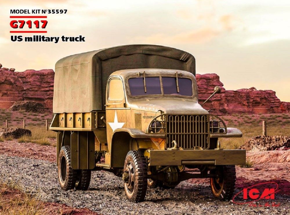 ICM Models 35597 1/35 WWII US Army G7117 Military Truck
