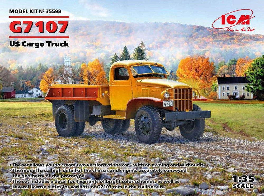 ICM Models 35598 1/35 US G7107 Cargo Truck