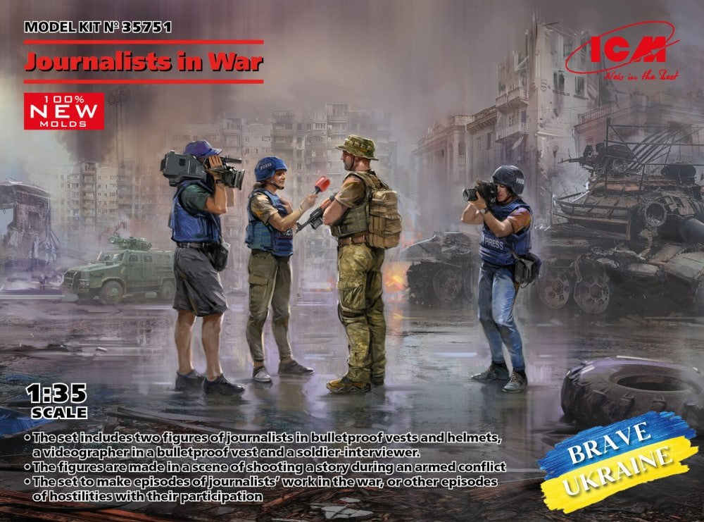 ICM Models 35751 1/35 Brave Ukraine: Journalists in War (4)