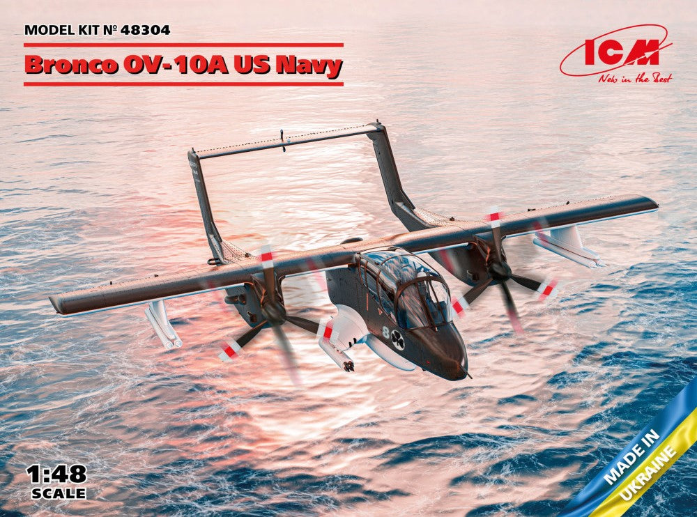 ICM Models 48304 1/48 US Navy OV10A Bronco Attack Aircraft