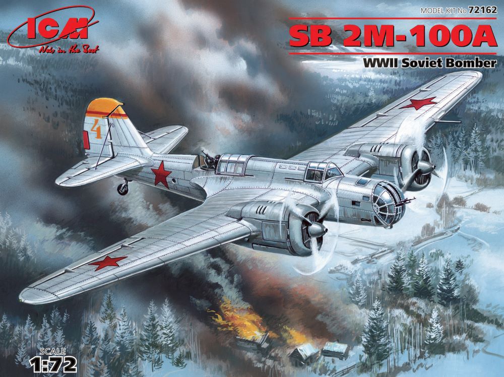 ICM Models 72162 1/72 WWII Soviet SB2M100A Bomber