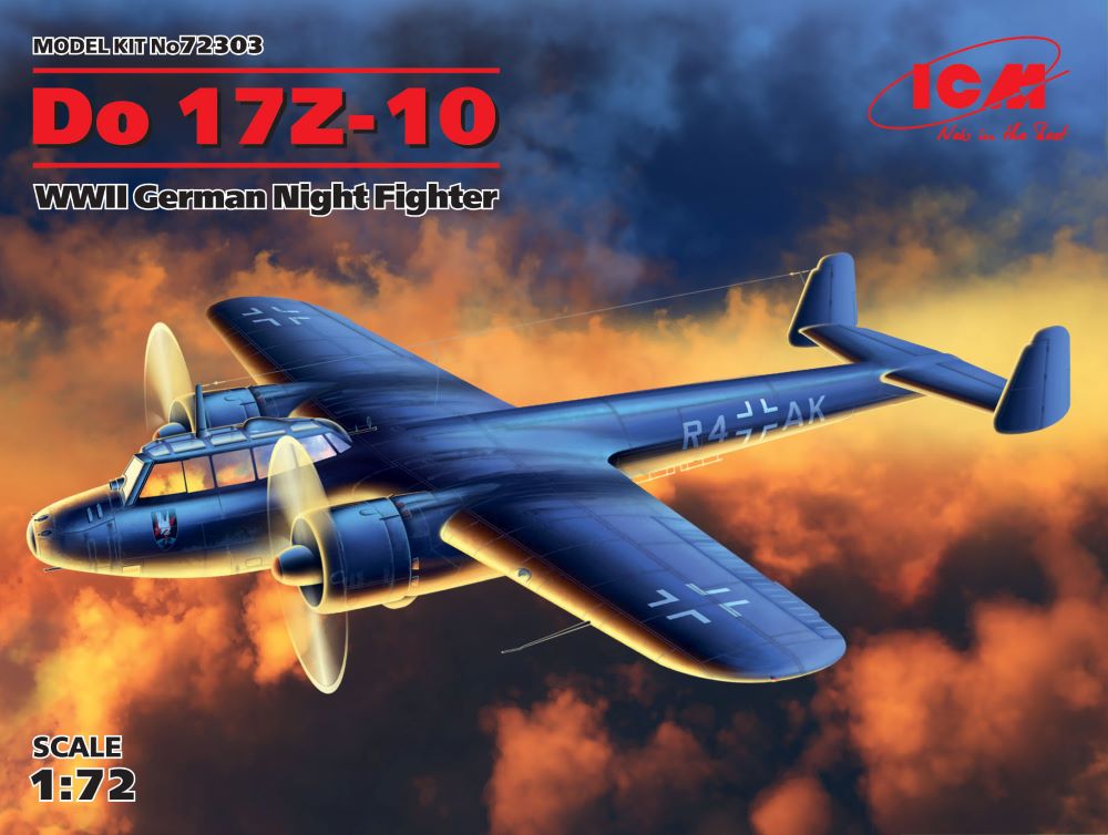 ICM Models 72303 1/72 WWII German Do17Z10 Night Fighter (D)