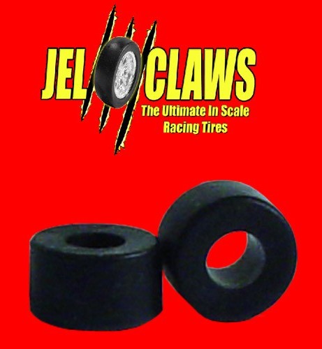 Innovative Hobby Supply 2010 1/64 Jel Claws Rubber Racing Tires for AWD Thunderjet 500 & Aurora Tuff-Ones (10)
