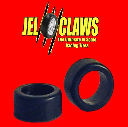 Innovative Hobby Supply 2080F 1/64 Jel Claws Rubber Racing Tires for AFX SRT (front) (10)