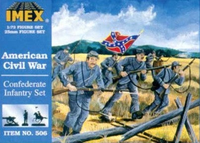 Imex 506 1/72 Civil War Confederate Infantry (49)