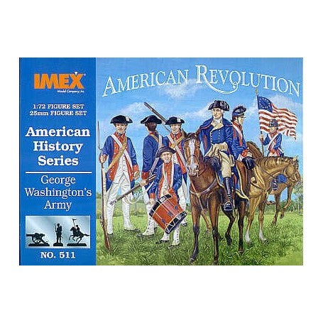Imex 511 1/72 American Revolution Washington's Army (50)
