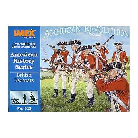 Imex 512 1/72 American Revolution British Redcoats (47 foot, 2 mtd)