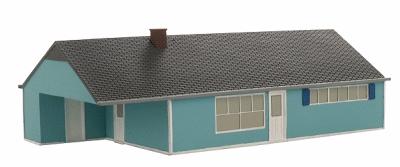 Imex 6115 HO Scale Levittown Model D - Perma-Scene(TM) -- Assembled