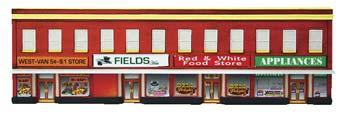 Imex 6143 HO Scale Four-Store Building - Perma-Scene(TM) -- Assembled 14 x 6.75 x 3.75"