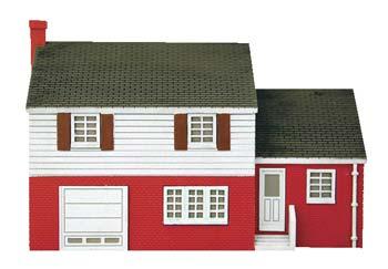 Imex 6144 HO Scale Assembled - Perma-Scene(TM) -- Split-Level House
