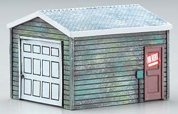 Imex 6160 HO Scale Single-Car Garage - Perma-Scene(TM) -- Assembled