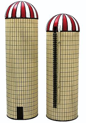 Imex 6318 N Scale Large & Small Silo - Perma-Scene(TM) -- Assembled