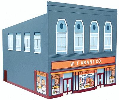 Imex 6320 N Scale W.T. Grant Co. - Perma-Scene(TM) -- Assembled