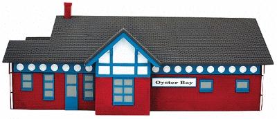 Imex 6330 N Scale Oyster Bay Station - Assembled - Perma-Scene(TM)
