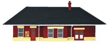 Imex 6337 N Scale Perma-Scene(TM) - Assembled -- Small Town Station