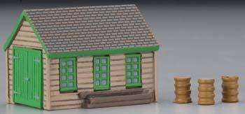 Imex 6339 N Scale Maintenance Handcart Shed - Perma-Scene(TM) -- Assembled