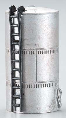 Imex 6353 N Scale Medium Diesel Fuel Storage Tank - Assembled - Perma-Scene(TM)