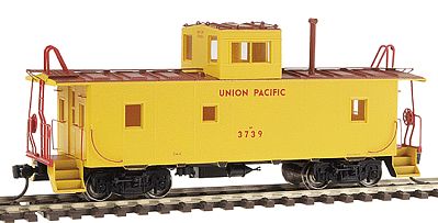 Intermountain Railway 1066 HO Scale CA-3 & CA-4 Caboose - Ready to Run - Centralia Car Shops -- Union Pacific (Armour Yellow, red, Small Early Lettering)
