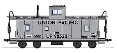 Intermountain Railway 1074 HO Scale CA-3 & CA-4 Caboose - Ready to Run - Centralia Car Shops -- Union Pacific (MOW Silver, black)
