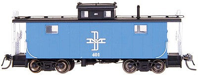 Intermountain Railway 1221 HO Scale Centralia Car Shops NE-5 Caboose - Assembled -- Boston & Maine (Blue)