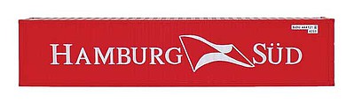 Intermountain Railway 30256 HO Scale 40' Corrugated Container 2-Pack - Ready to Run -- Hamburg Sud