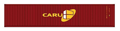 Intermountain Railway 30270 HO Scale 40' Corrugated Container 2-Pack - Ready to Run -- Container Association Rotterdam CARU (red, yellow)