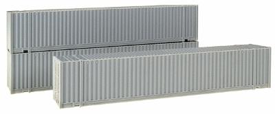 Intermountain Railway 30550 HO Scale 48' Jindo Corrugated Container 2-Pack -- Undecorated
