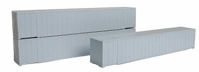 Intermountain Railway 30600 HO Scale 53' Hyundai Container Early Version 2-Pack - Kit -- Undecorated