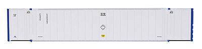 Intermountain Railway 30654 HO Scale 53' Hyundai Container Late Version 2-Pack - Ready to Run -- CSXU