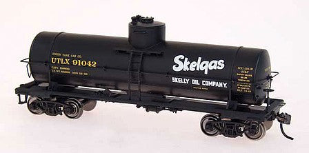 Intermountain Railway 33026 HO Scale Type 103W 10,000-Gallon Welded Tank Car - Ready to Run -- Skelgas UTLX (black, white, yellow)