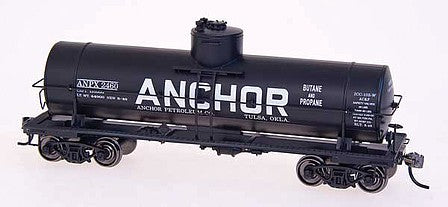 Intermountain Railway 33047 HO Scale Type 103W 10,000-Gallon Welded Tank Car - Ready to Run -- Anchor Petroleum ANPX (black, white, Billboard lettering)