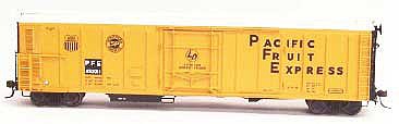 Intermountain Railway 34551 HO Scale R-70-15 Refrigerator Car - Ready to Run -- Pacific Fruit Express (orange, white, black, Number in Box)