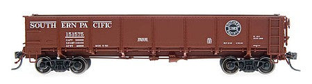 Intermountain Railway 35001 HO Scale General-Service Drop-Bottom Gondola - Ready to Run -- Southern Pacific (Boxcar Red, black, Lines Logo)