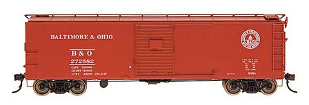 Intermountain Railway 37080 HO Scale X-29 40' Boxcar - Ready to Run -- Baltimore & Ohio (Class M-26d, Boxcar Red, 13 States Logo)
